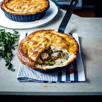 Chicken, Leek & Tarragon Pie