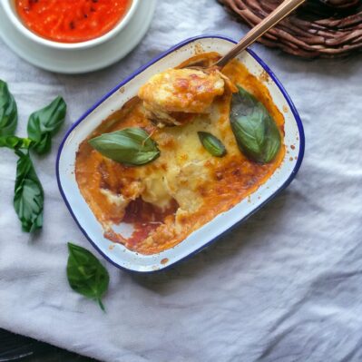 Baked Gnocchi with Three Cheese